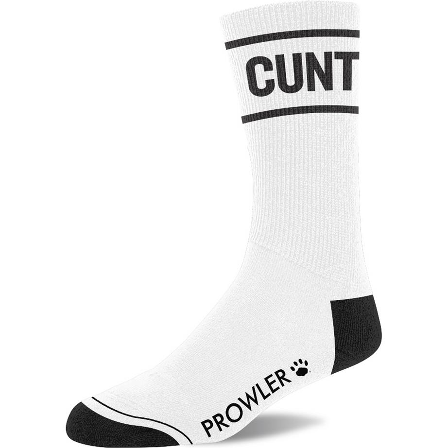 Thumbnail - Prowler, Herren, Socken, Cunt Socks - White/Black, Weiss, (One Size)