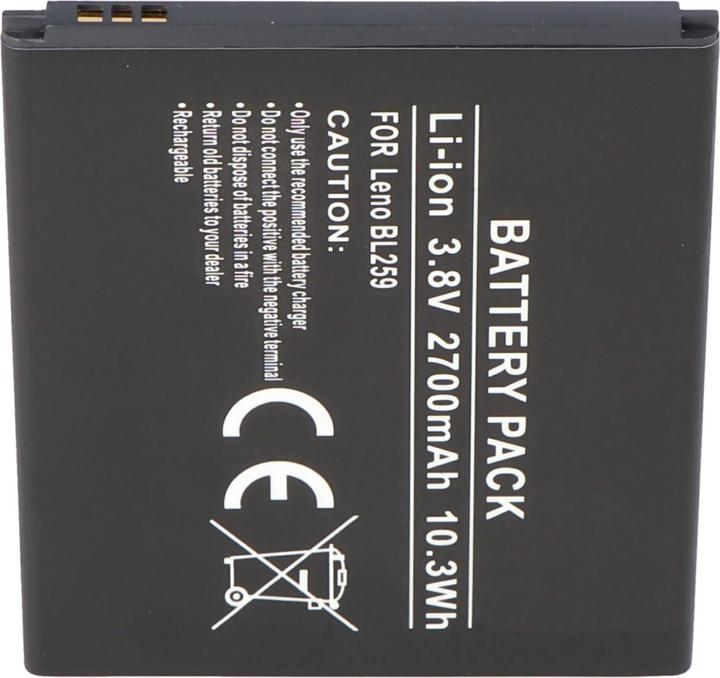 Image du produit AccuCell Akku Lenovo Lemon 3, Lemon 3 Dual SIM TD-LTE Akku BL259