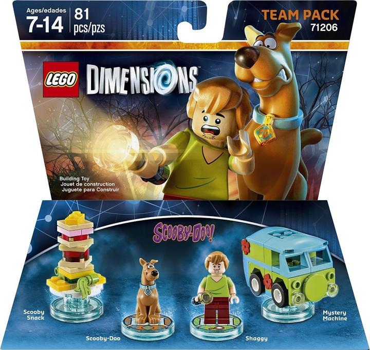 Actual product image LEGO Dimensions Scooby-Doo! Team Pack