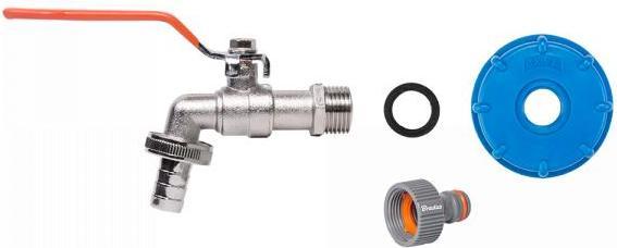 Actual product image Bradas Set (Tap adaptor, 19.05 mm)