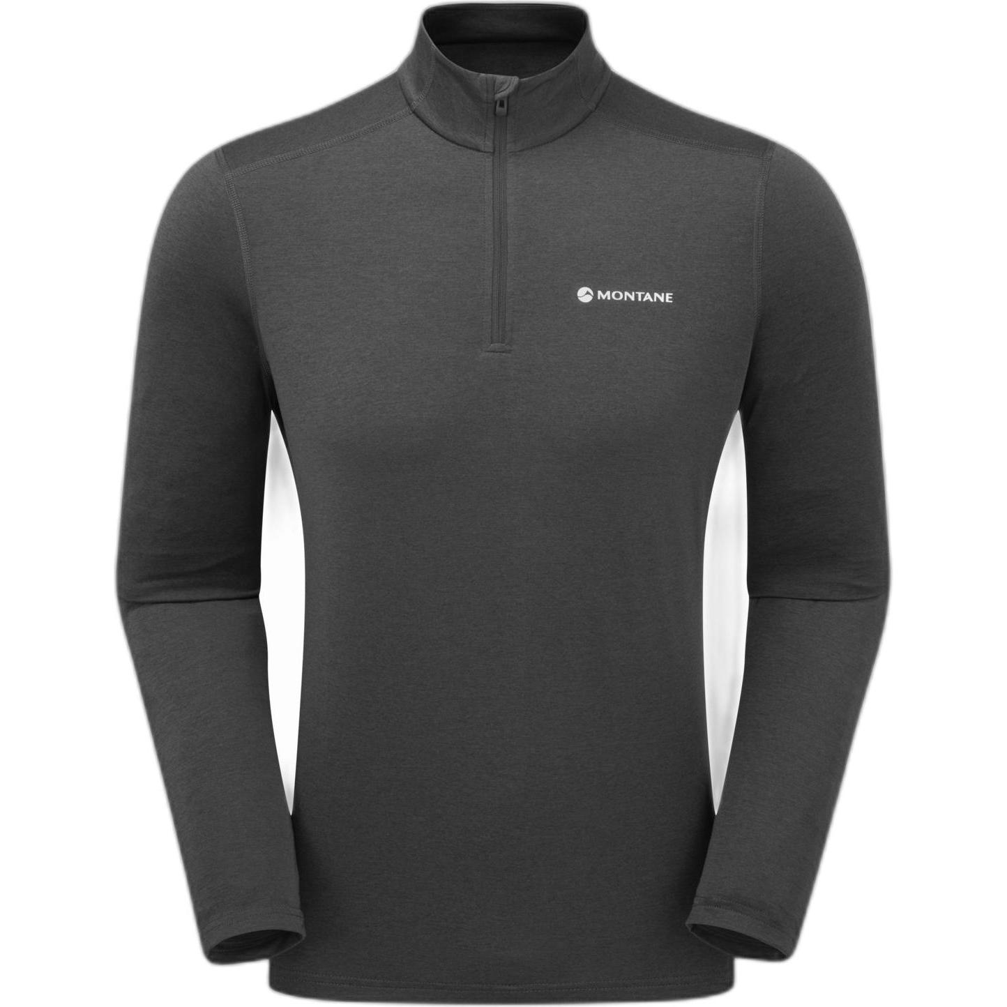 Montane, Herren, Funktionsshirt, Dart Xt Zip Neck (M), Grau, M