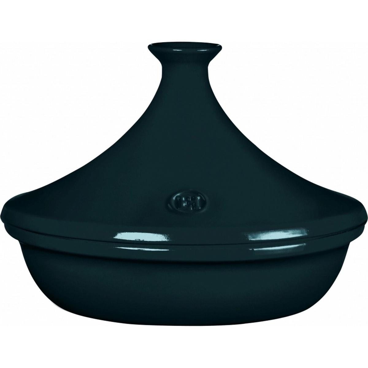 Emile Henry Henry Tajine Flame Belle-Ile 32cm - 3l, Pirofila per sformati, Nero