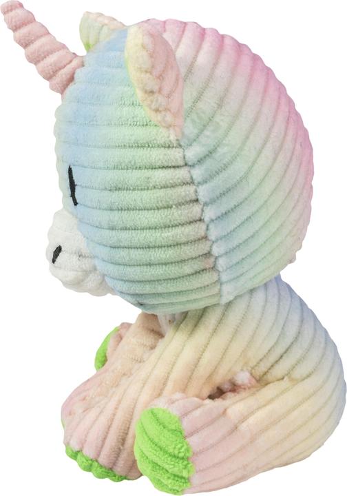 Actual product image Lumo Stars Soft toy velvet - Unicorn rainbow, 15cm (15 cm)