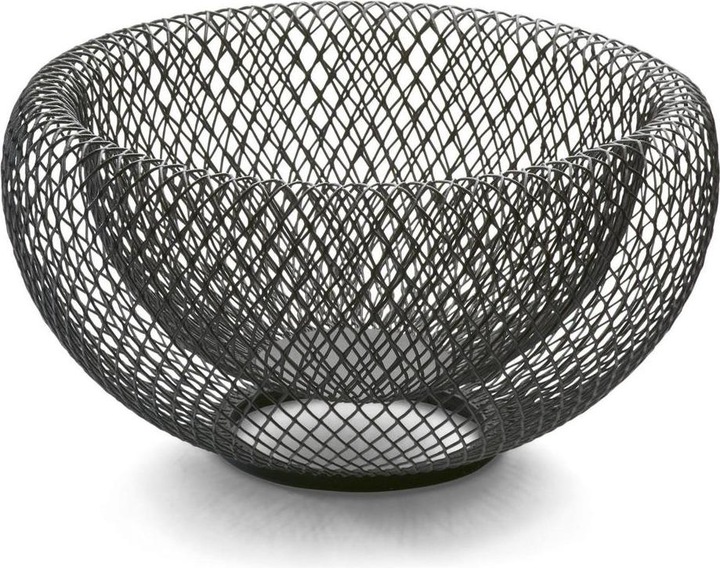 Produktbild Philippi Fruitschaal | Prachtige eyecatcher | Mesh Schaal XL | | Poedercoating staal (40 x 14 cm)