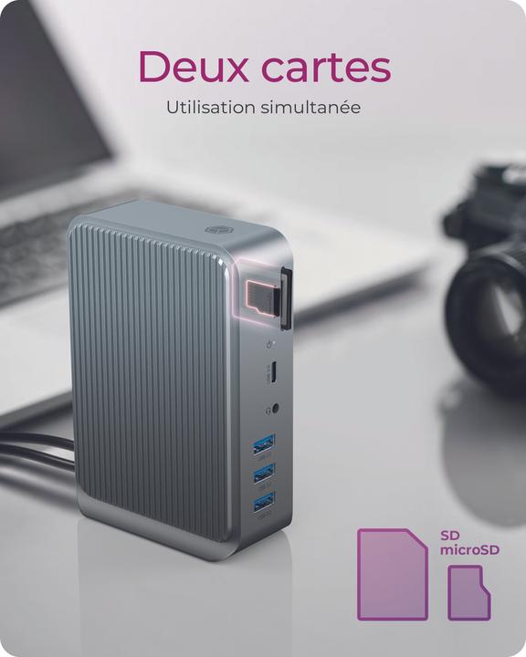 Produktbild Icy Box IB-DK2261AC (USB-C, 13 Ports)