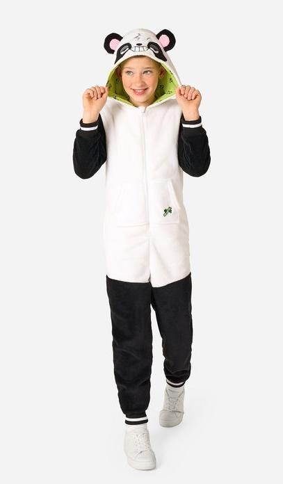 Produktbild OppoSuits Panda Onesie für Kinder (134, 140, 146, 152)