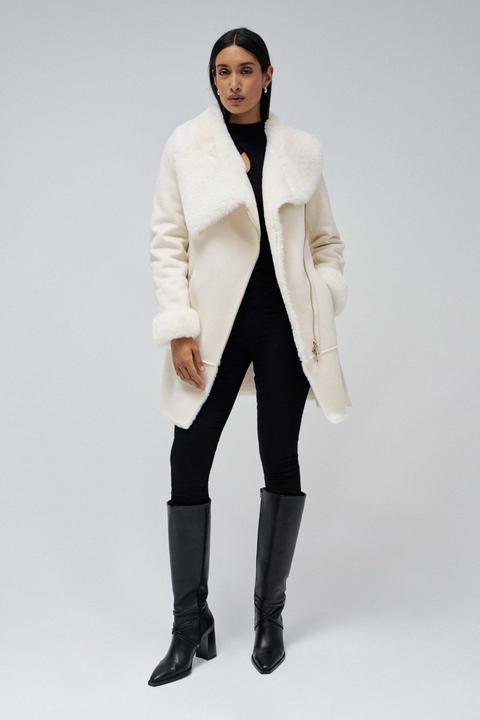 Immagine prodotto Salsa Jeans Wintermantel Long Shearling Coat