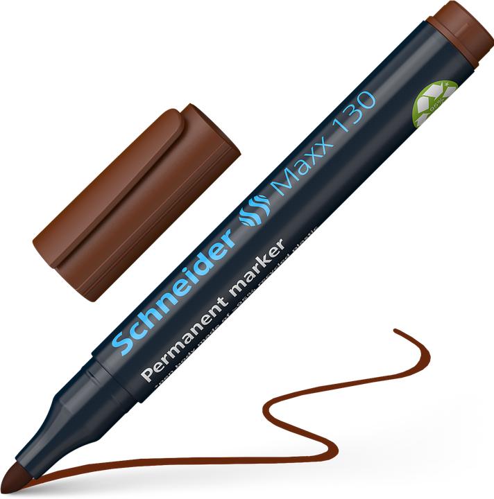 Produktbild Schneider Permanentmarker Maxx 130, 1-3 mm, braun (Braun, 3 mm, 1 x)