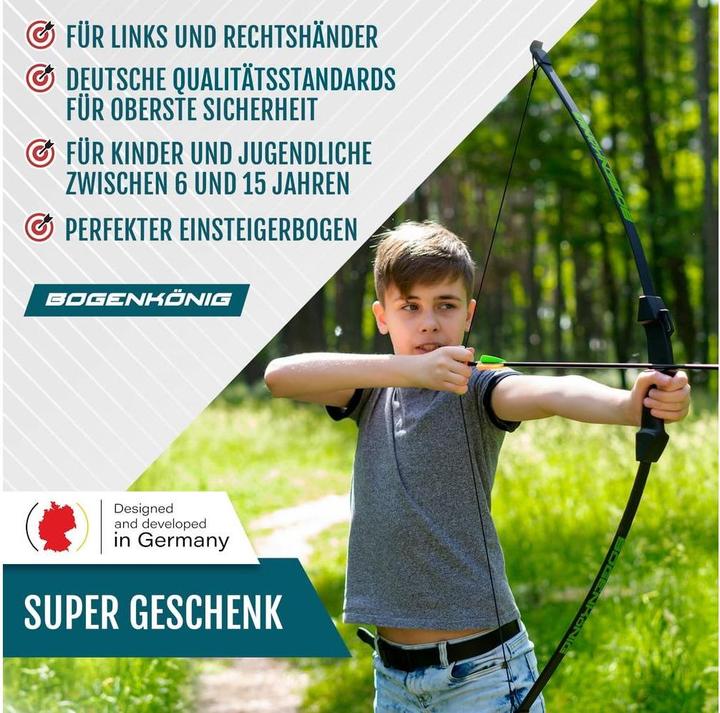 Immagine prodotto Bogenkönig Bogenschiess-Set 15 lbs
