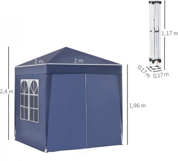 Image du produit Outsunny Pavillon pliable (200 cm, 200 cm)