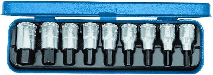 Actual product image Gedore IN 19 PA Screwdriver set 1/2" 9-pcs. inside-6-kt ZOLL (3/8", 9/16", 5/16", 7/32", 3/16", 1/2", 5/8", 1/4", 9/32")