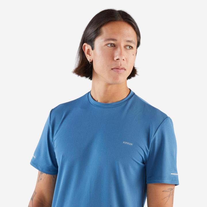 Produktbild Kiprun Run 500 Men's Breathable Running T-shirt - Blue (L)