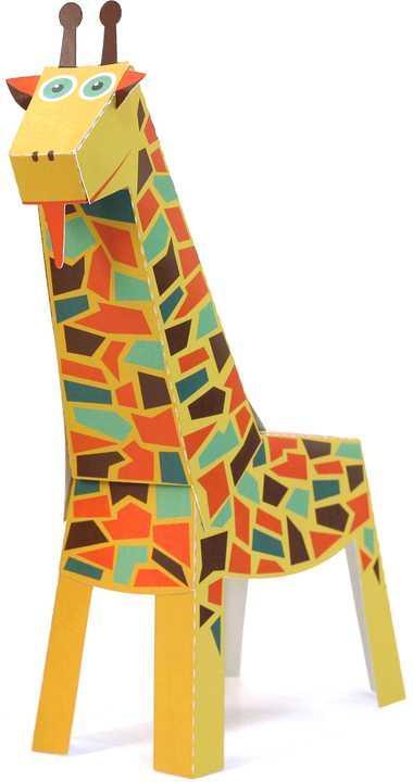 Actual product image Pukaca Paper toys. Maxi Giraffes (1 x)