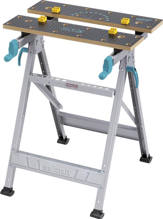 Produktbild wolfcraft 1 MASTER 200 - Spann- und Arbeitstisch (45 cm, 64.50 cm)