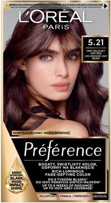 Actual product image L'Oréal Paris L'Oreal Preference Hair Color 521 Light Brown (521 Light Brown)