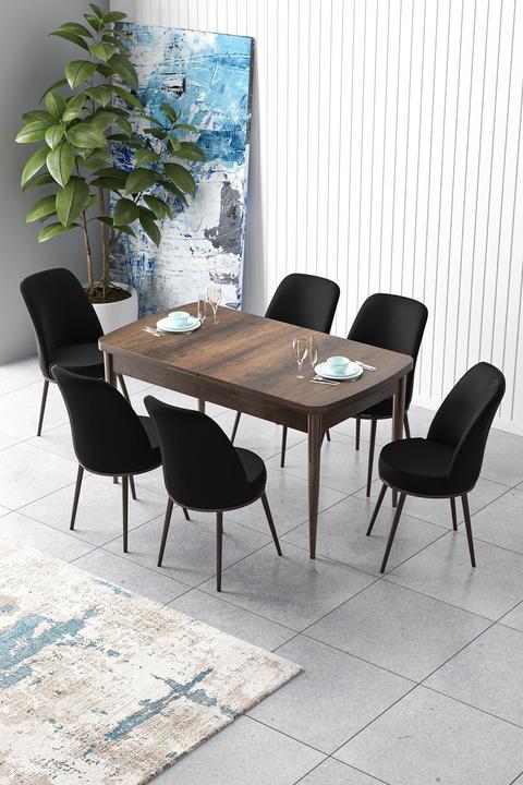 Actual product image Hanah Home Zen Extendable Dining TableChairs Set (MDF)