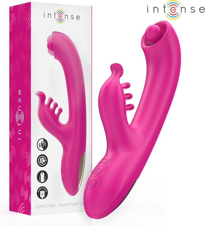 Produktbild Intense - Christina Multifunktions-Rabbit-Vibrator 22,5 cm Rosa