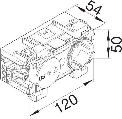Produktbild Hager TEH GS12013020 Steckdose/Feinschutz Wago frontrastend r