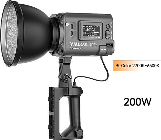 Actual product image Yongnuo YNLUX200 Kit 3200K-5600K Video LED Light (Video light)