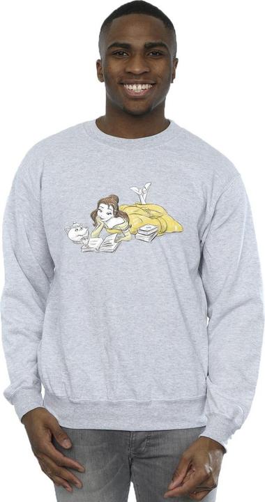 Produktbild Disney Schöne und das Biest Belle Lesen Baumwolle Sweatshirt (M)