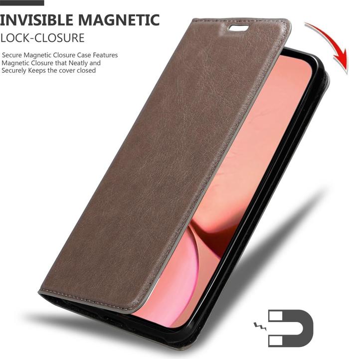 Produktbild Cadorabo Book Invis. Magnet Hülle (Apple iPhone 13 Pro)