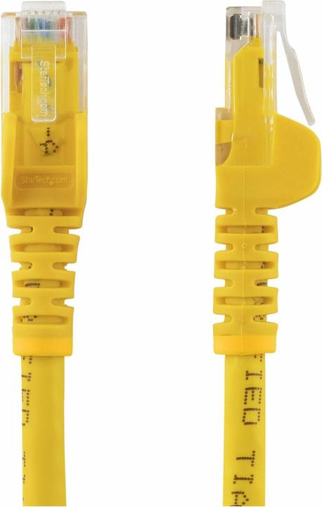 Actual product image StarTech 1 m yellow snagless Cat6 UTP patch cable - ETL-tested - N6PATC1MYL (UTP, CAT6, 1 m)
