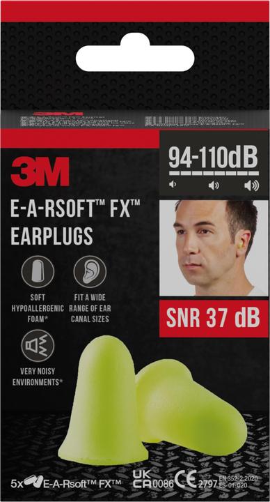 Actual product image 3M Earplugs (2 x)