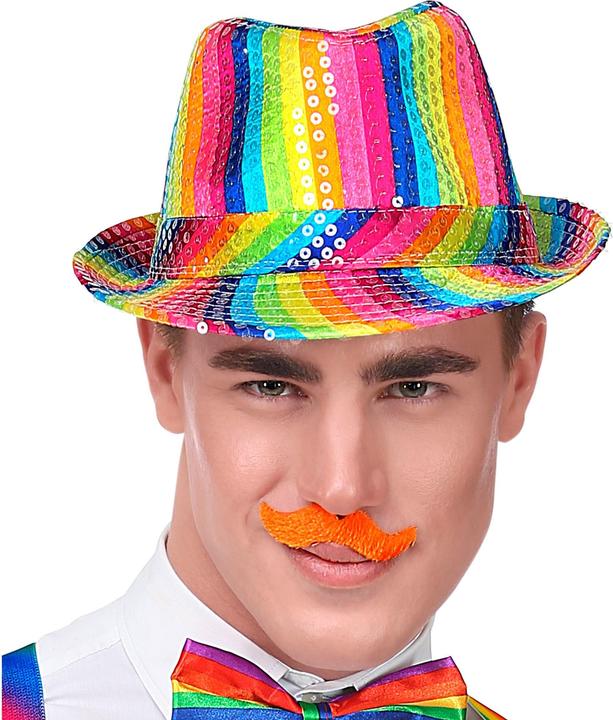 Produktbild Widmann Schnauz Set Rainbow