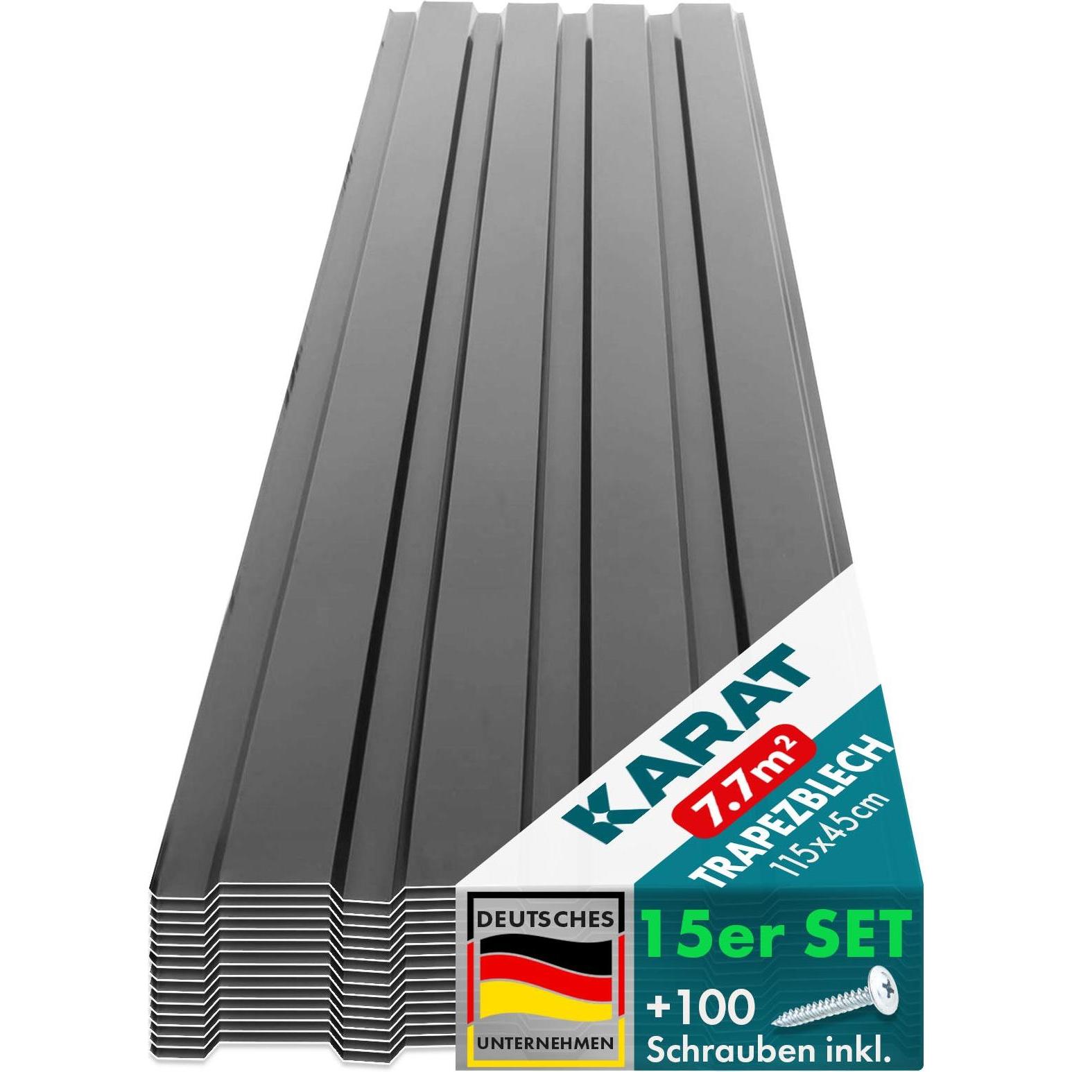 Karat, Überdachung, Trapezblech