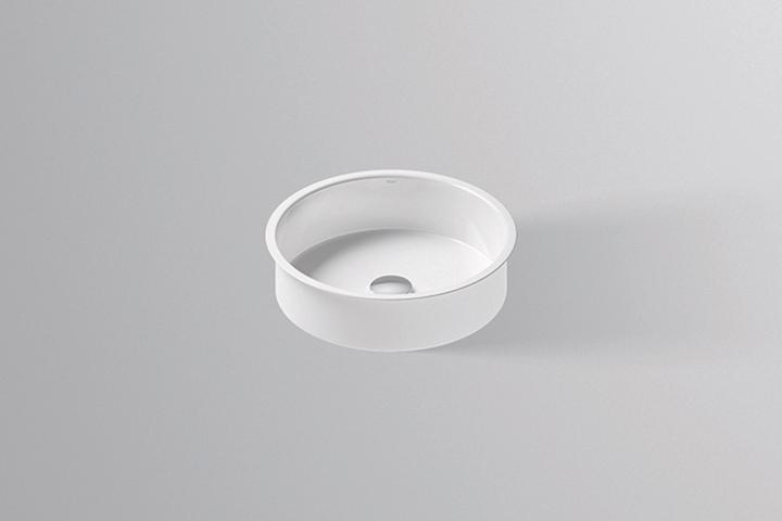 Image du produit Alape Cuvette à fond plat UB.KE400, ronde Ø 39,4cm, 3225501000, blanche (394 mm, 394 mm)