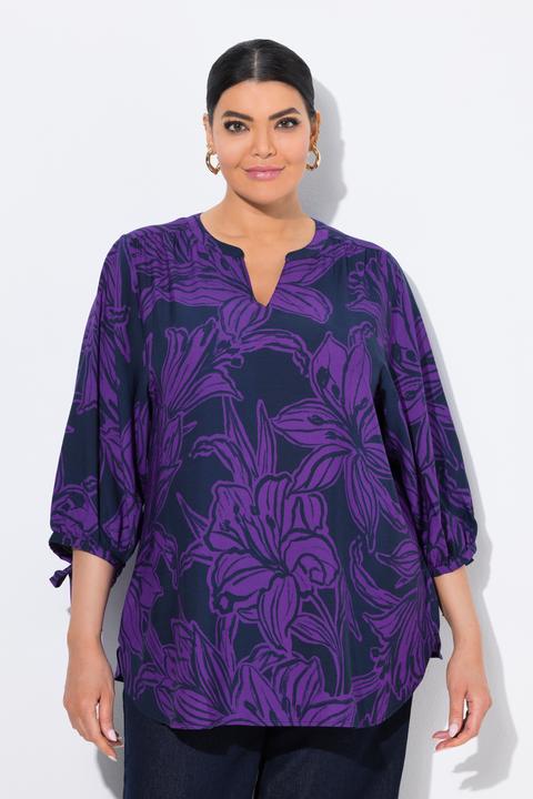 Actual product image Ulla Popken Lily Print Viscose Blouse (50, 52)