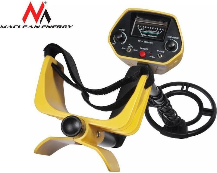 Actual product image Maclean MCE969 MCE969 Discriminating Metal Detector - Geltona