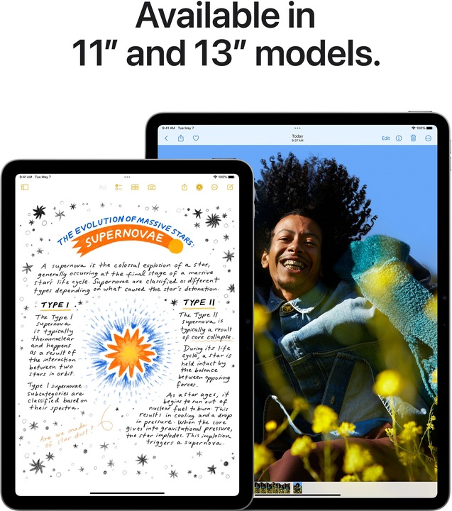 Produktbild Apple iPad Air 11 2024 (M2) (5G, 11", 128 GB, Starlight)