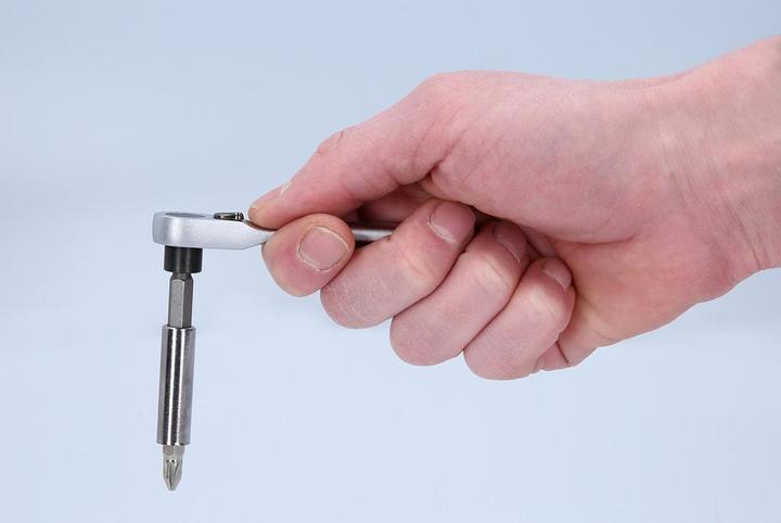 Actual product image KS Tools Bit set with bit reversible ratchet 32 pieces