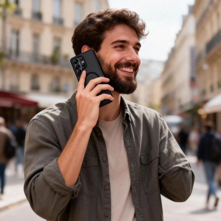 Actual product image Tech-Protect Magmat Magsafe Galaxy S26 Ultra Mattschwarz (Samsung Galaxy S26 Ultra)