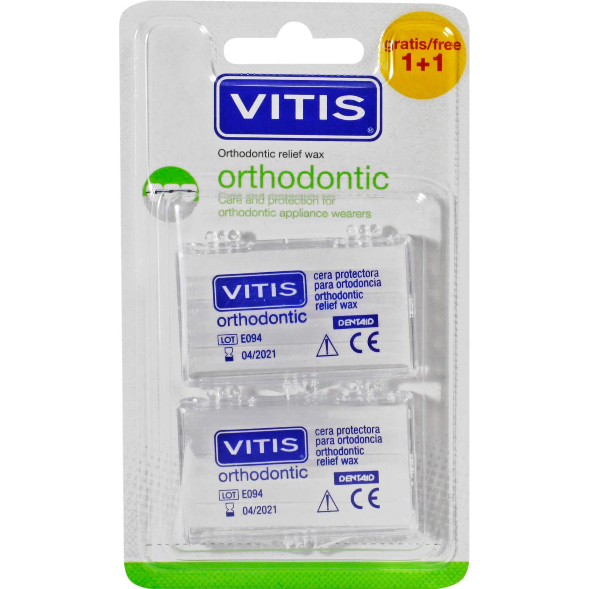 Vitis, Zubehör Zahnpflege, orthodontic Wax (bei verletztem Zahnfleisch)