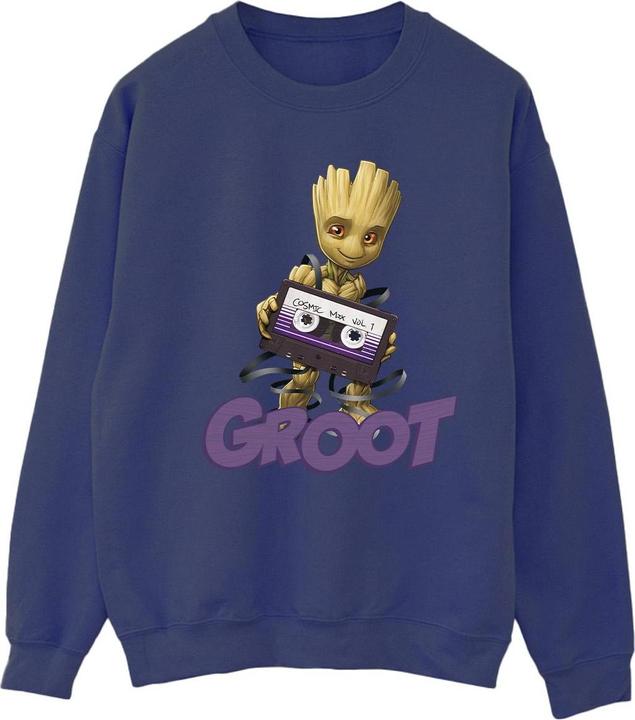 Actual product image Guardians of the Galaxy Womens/Ladies Groot Casette Sweatshirt (M)