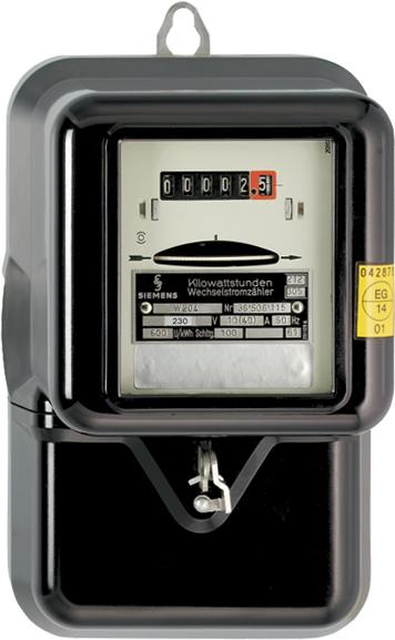 Actual product image NZR AC meter reg WS10(60)A-GEE 230V 10(60)A calibrated 0102011
