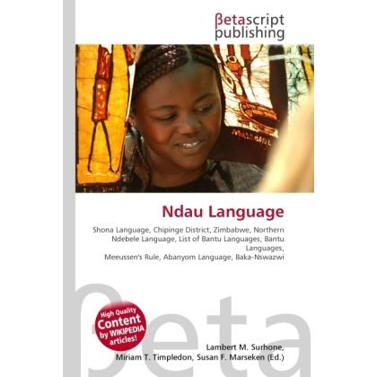 Ndau Language, Fachbücher von Lambert M. Surhone, Miriam T. Timpledon, Susan F. Marseken