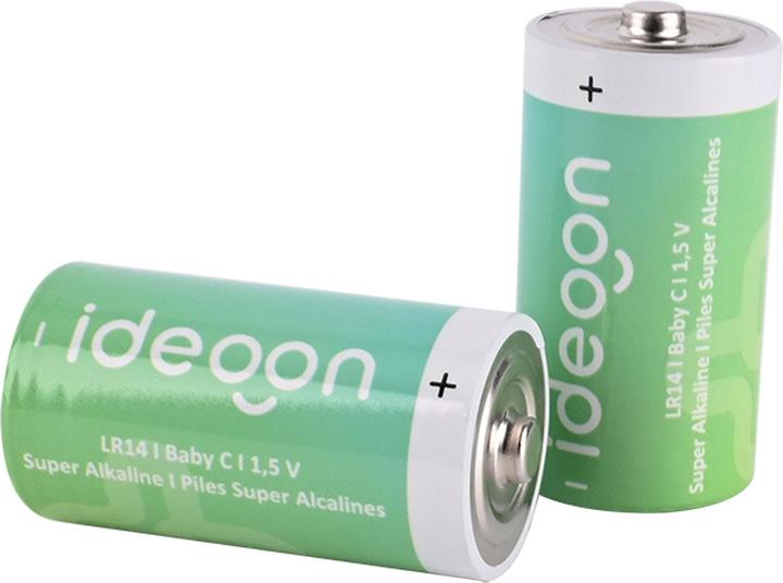 Produktbild Ideoon 2er-Set Premium Batterien Typ C Baby - LR14 Alkaline 1,5V - Langlebige Energiequelle (2 Stk., C)