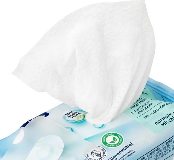 Actual product image dm Balea Refreshing 3in1 (Facial cleansing wipes)