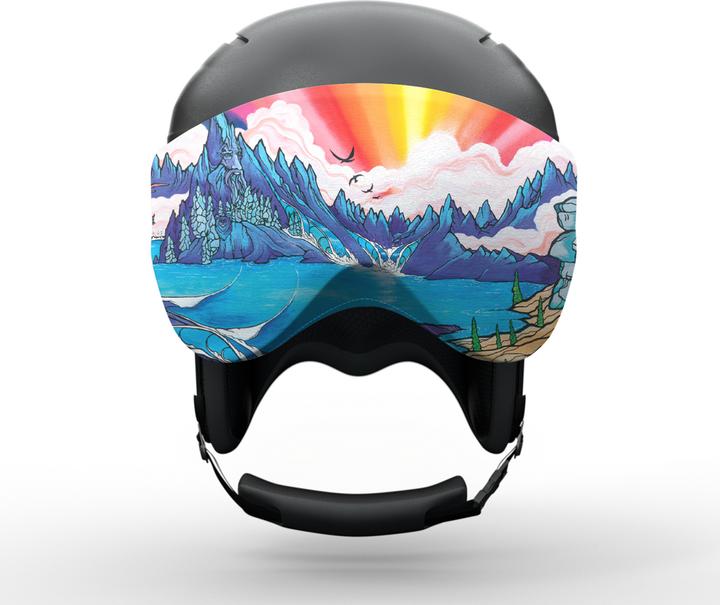 Actual product image Gogglesoc Phylogenetic Parallel Visorsoc (Ski goggle protective cover)