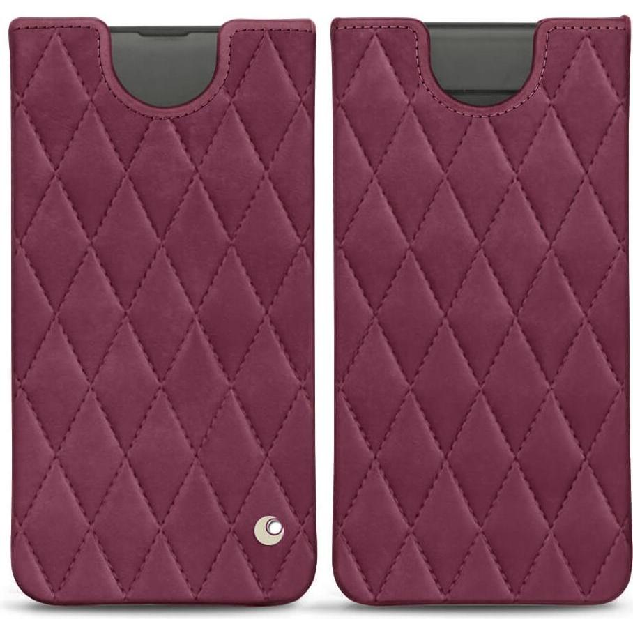 Noreve Lederschutzhülle (Samsung Galaxy S10), Smartphone Hülle, Violett
