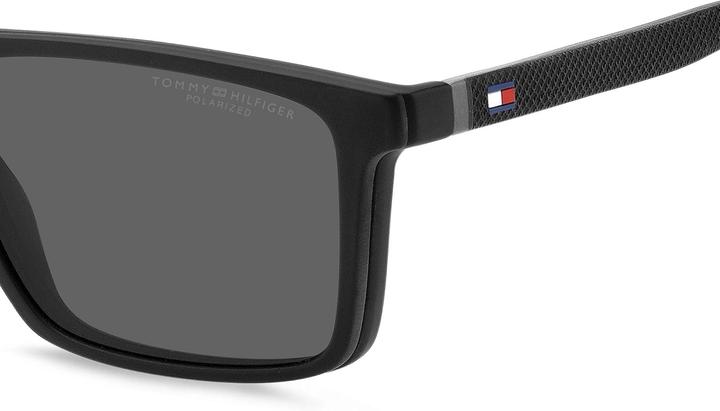 Image du produit Tommy Hilfiger Th 2086/cs rechteckiger Kunststoffrahmen mit polarisierender Clip-on-Männer Sonnenbri