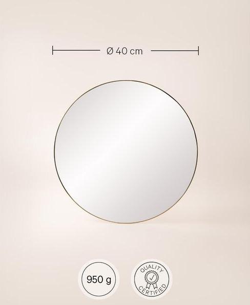 Actual product image Esmée Round wall mirror (Ø 40 cm)