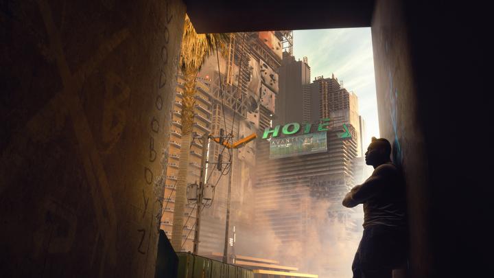 Actual product image Cyberpunk 2077 (Import) (PS4)