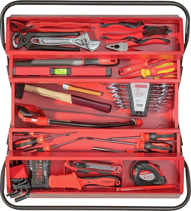 Gedore Red red R21600072 Werkzeugsatz BASIS in Wkzeugkasten 72-teilig (72 Teile)