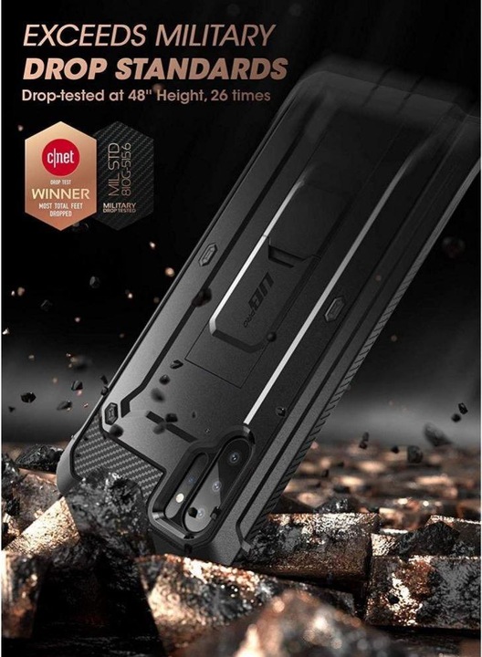 Actual product image Supcase Armored Case Unicorn Beetle Pro for Galaxy Note 10 Plus Black Universal (Samsung Galaxy Note 10 Plus)