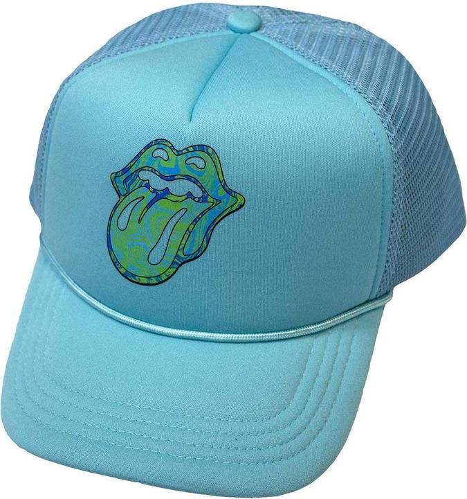 Actual product image The Rolling Stones Psychedelic Mesh Back Baseball Cap (One size)