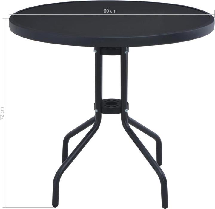 Produktbild vidaXL Esstisch (80 x 72 cm)